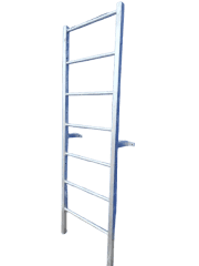 Escalera Gatera sin Anillos de Seguridad - Sección 1 Metro