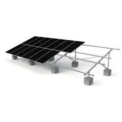 Estructura a Piso 20 Paneles Solares 2x10