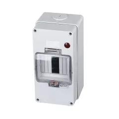 Tablero Eléctrico Estanco Sobrepuesto 4 Modulos Riel DIN