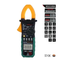 Mastech Multímetro de Tenaza AC/DC MS2108A