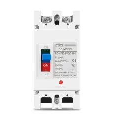 Automático DC 2 Polos 200A 600V para Sistema Solar Fotovoltaico