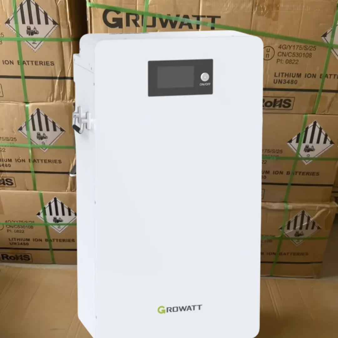 Batería de Litio 16kWh 51.2V Growatt Hope16.0LM-A13