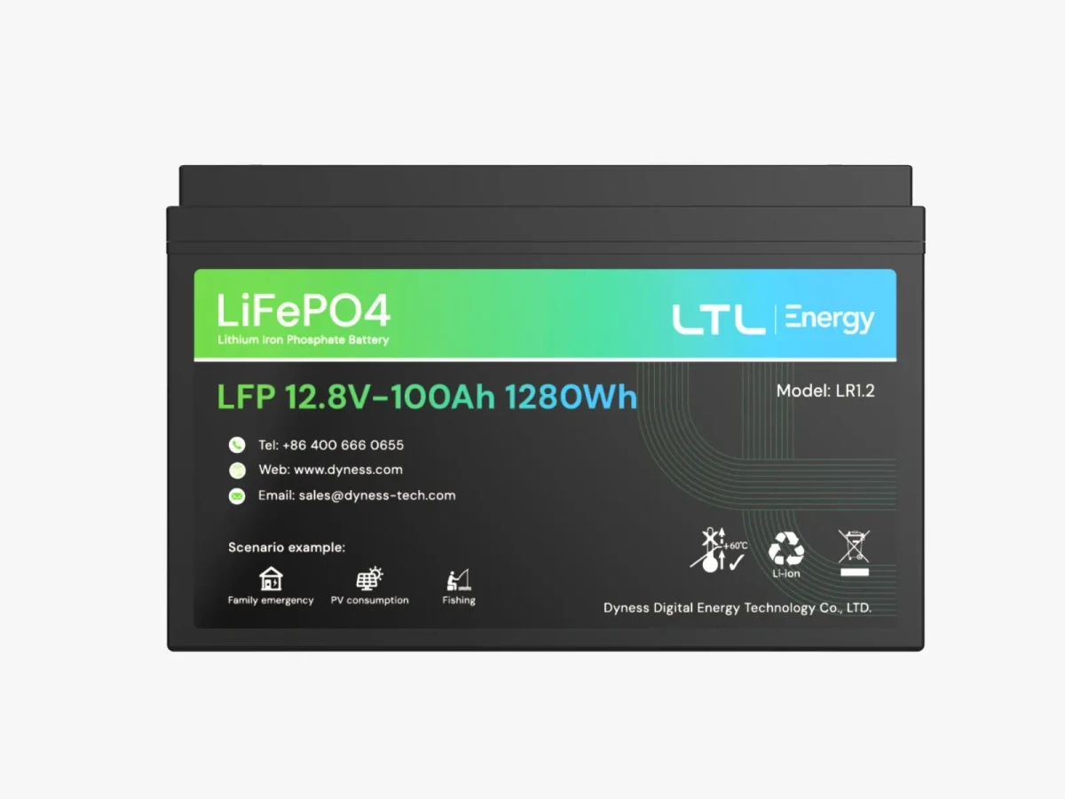 Batería de Litio 100Ah 12.8V 1.28kWh Arrykey AR1.21