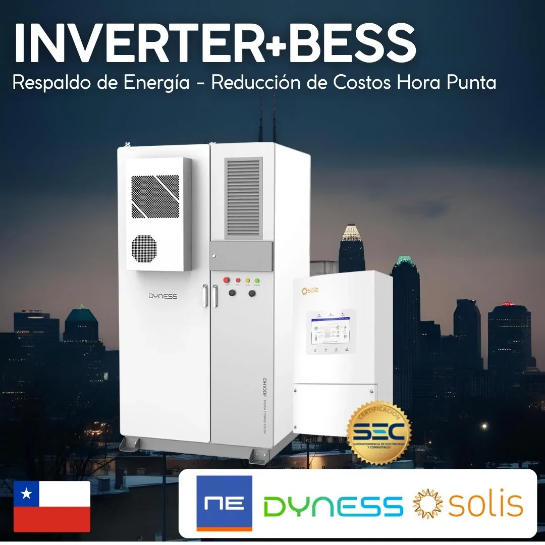 Inversor Hibrido 30kW Solis + BESS 100kWh Dyness1