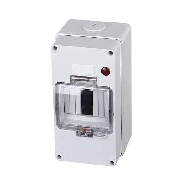 Tablero Eléctrico Estanco Sobrepuesto 4 Modulos Riel DIN1