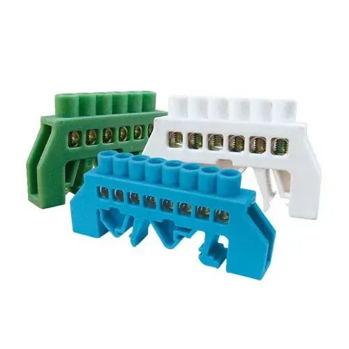 Regleta Riel DIN Azul 7 Puntos 10mm1