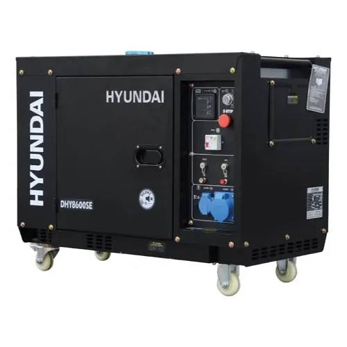 Generador Diesel Hyundai 6,3kVA con Partida a 2 Hilos1