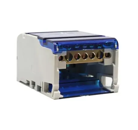 Repartidor Tetrapolar 7 Posiciones para Riel DIN1