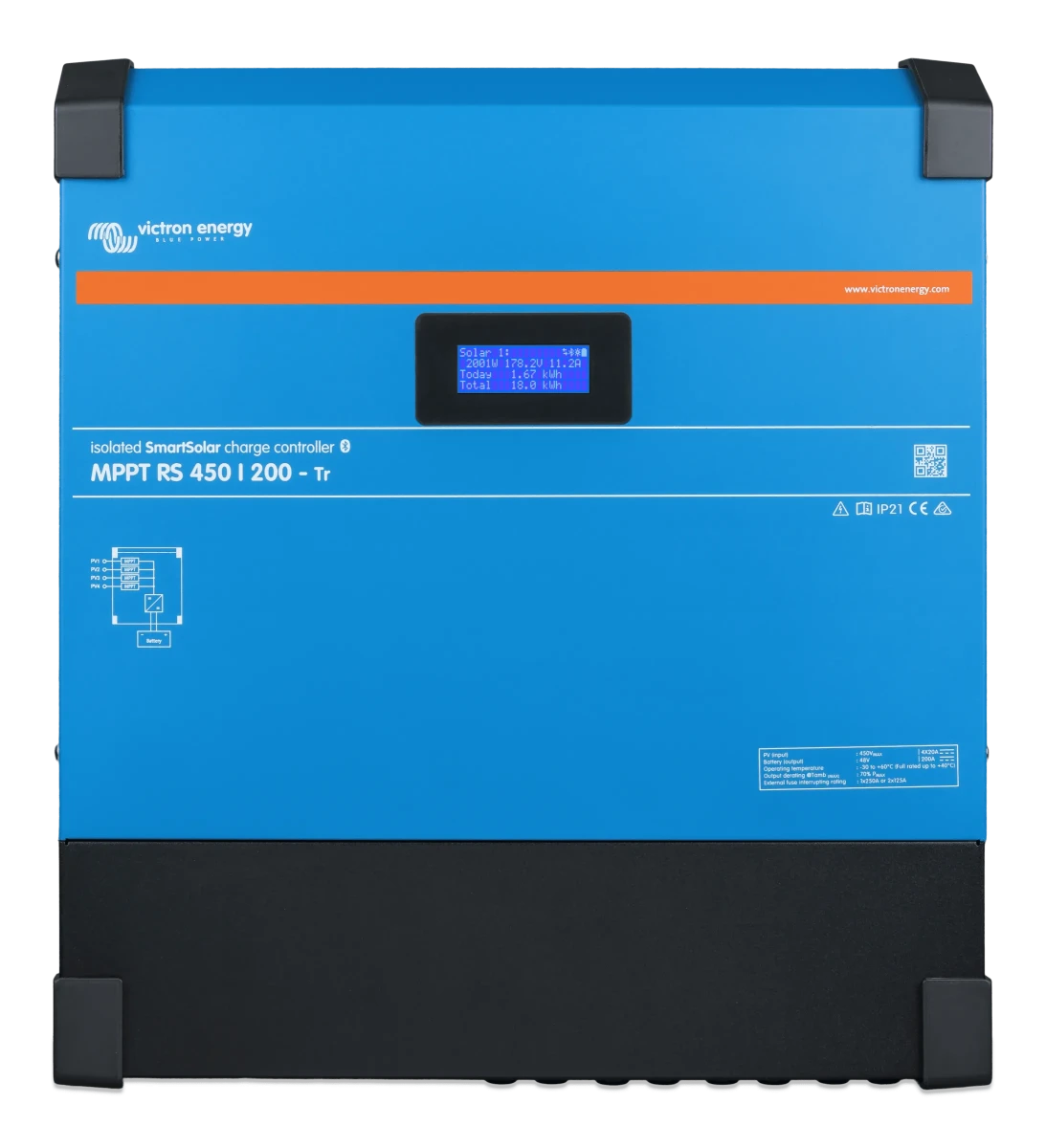 Regulador de Carga MPPT RS SmartSolar 450/200-Tr Victron Energy1