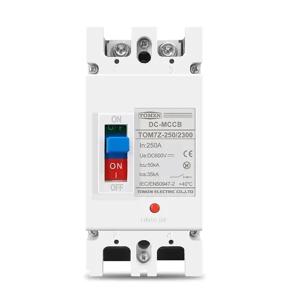Automático DC 2 Polos 200A 600V para Sistema Solar Fotovoltaico1