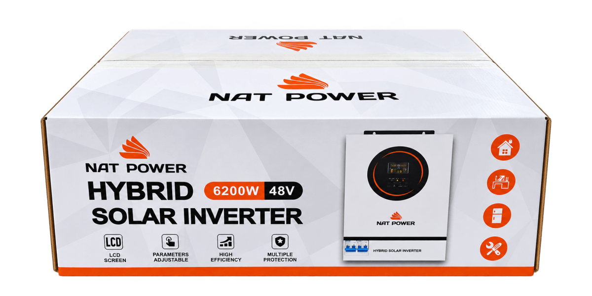 Inversor Solar 6200W con Protecciones AC Nat Power3