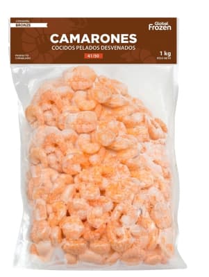 Camarón 51/60 cocido sin vena kilo1