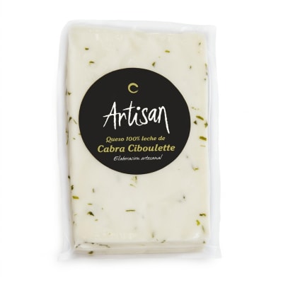 Queso Cabra Ciboulette artisan 180 g1