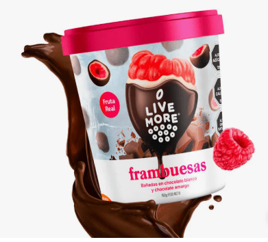 Frambuesa con chocolate amargo LiveMore1
