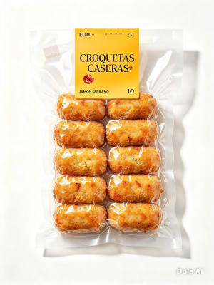 Croquetas Jamon serrano 10 Unidades1