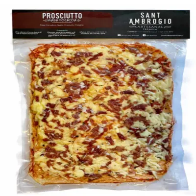Pizza Prosciutto Masa Focaccia Saint Ambroggio1