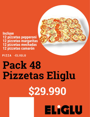 Pack 48  pizzetas Eliglu1
