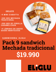 Pack 9 mechadas luco