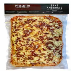 Pizza Prosciutto Masa Focaccia Saint Ambroggio