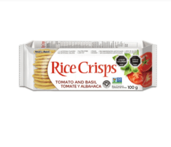 Rice crips Tomate Albahaca 100 grs.
