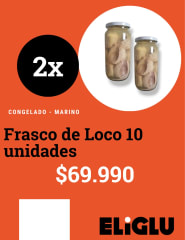 Pack frascos de loco 10 unidades