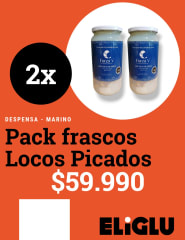 Pack frasco loco picado
