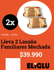 Pack lasañas Mechada Queso Familiar