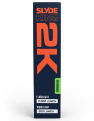 LINTERNA RECARGABLE NEBO SLIDE KING 2K 2000 LUMENES