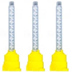 Punta Mezcladora Silicona Amarilla x10 Unidades