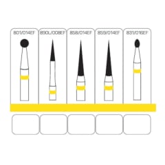 Fresa de Diamante Natural FG Extra Fina Premium Grip