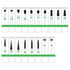 Fresa de Diamante Natural FG Grueso Premium Grip