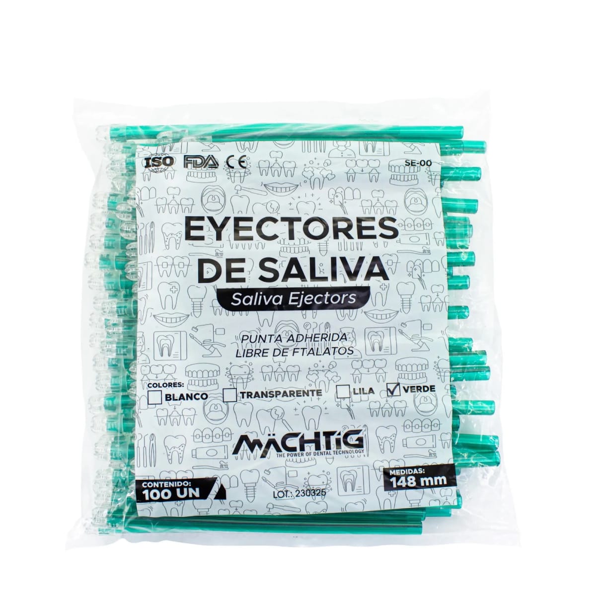 Eyectores de Saliva Color´s Basic Machtig3