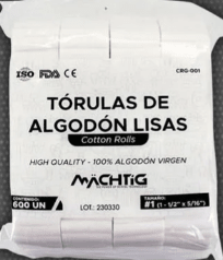 Tórulas de Algodón Lisas Machtig (600 un)1