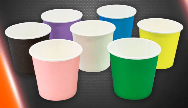 Vasos Papel Desechables Color´s x 100 un Machtig (100 Un)1