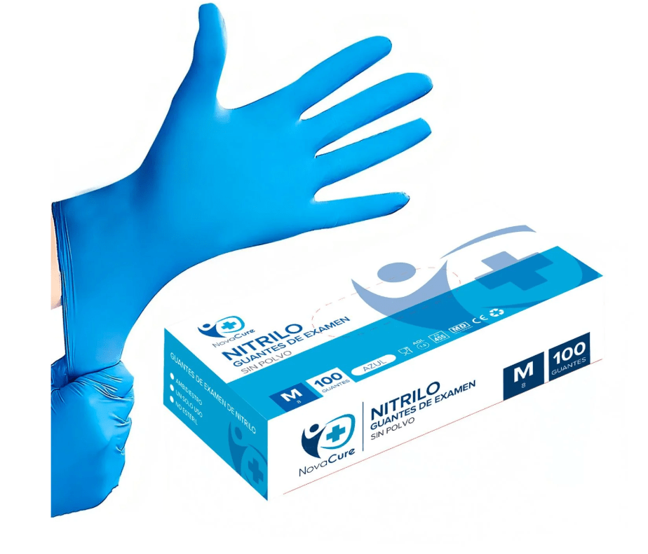 Guantes Nitrilo Azul1