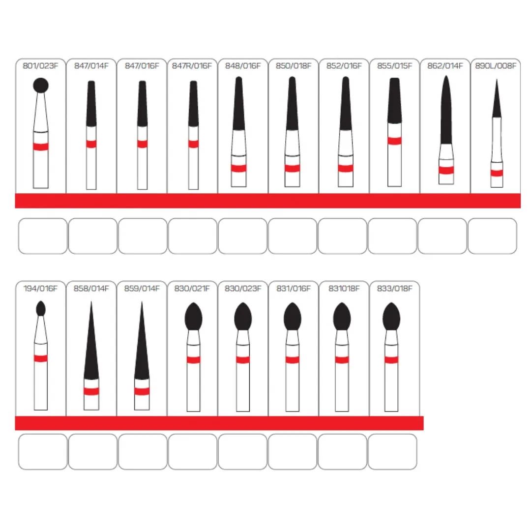 Fresa de Diamante Natural FG Fina Premium Grip1