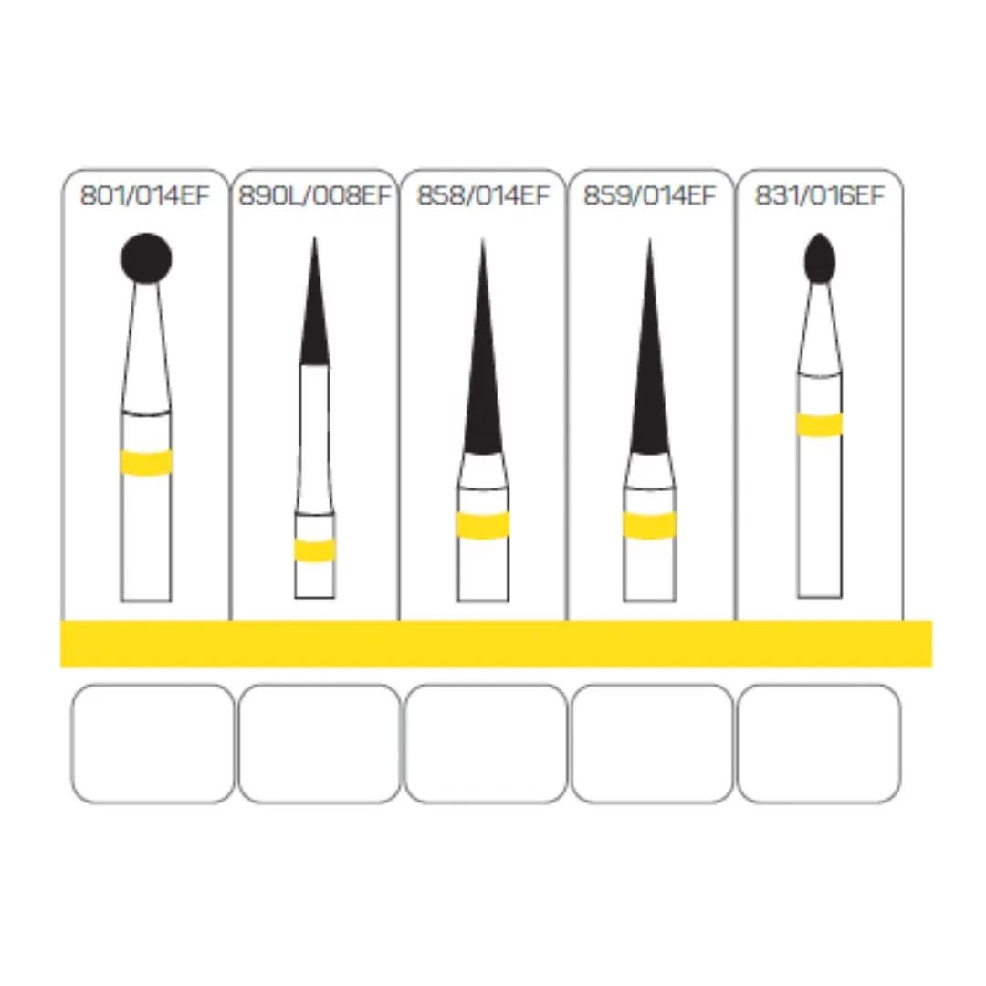 Fresa de Diamante Natural FG Extra Fina Premium Grip1
