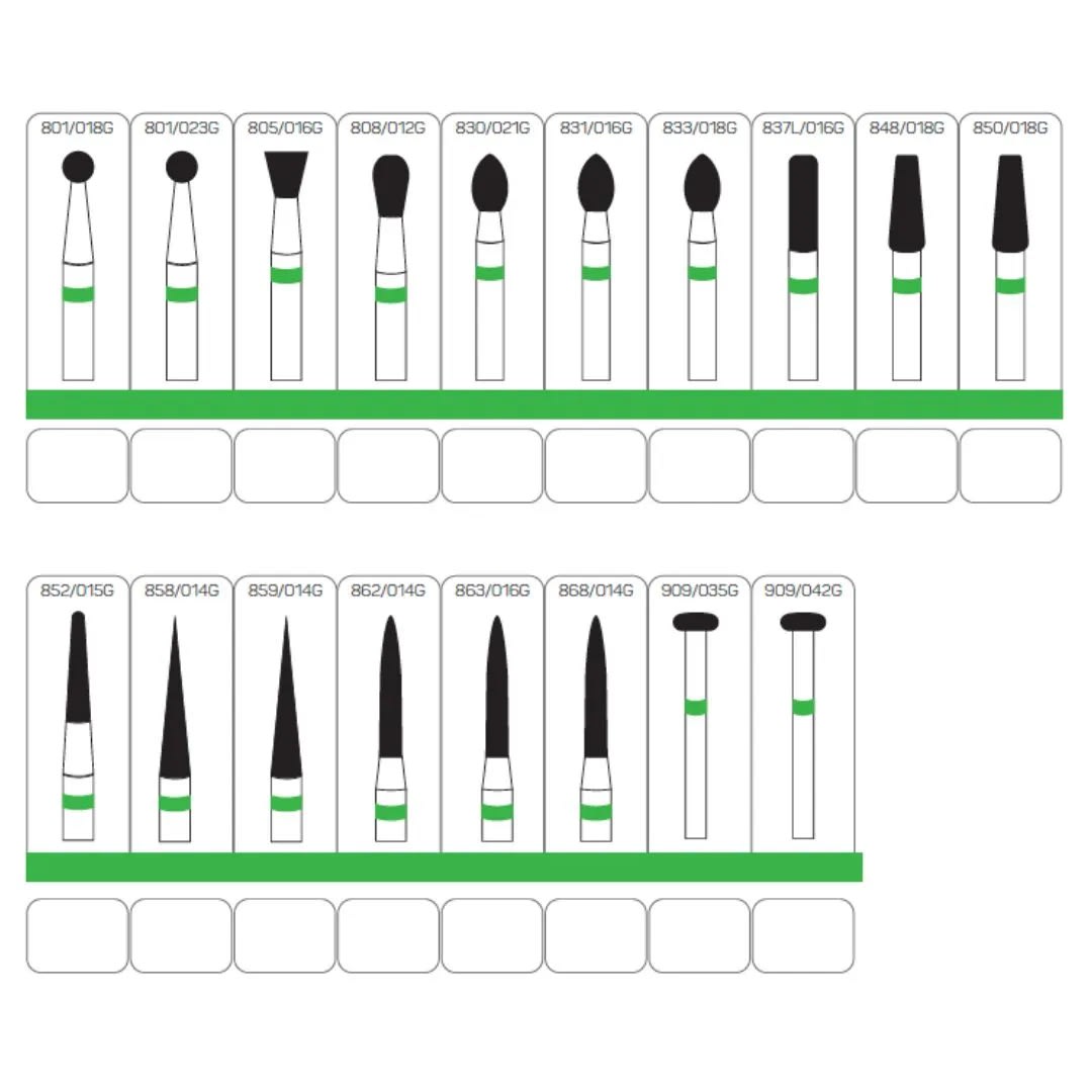Fresa de Diamante Natural FG Grueso Premium Grip1