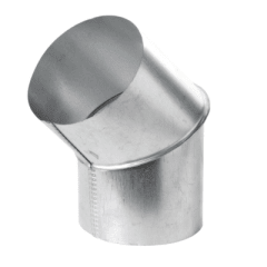 CODO GALV. LISO 0,35 / 45°