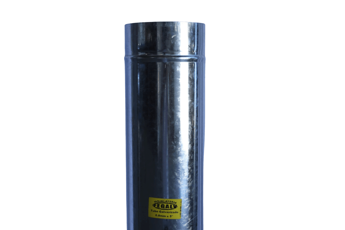 TUBO GALV. C/TEMPLADOR  0,8 MM x 4,0
