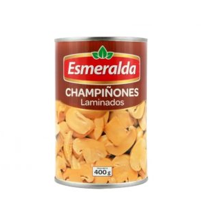 (C24) CHAMPIÑONES LAMINADOS ESMERALDA 400 GR X 1U.