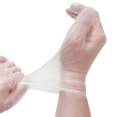 GUANTES DE VINILO TRANSPARENTE1