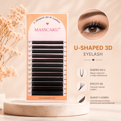 PESTAÑAS U SHAPED 3D-W1