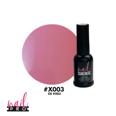 Esmalte Permanente 8 ml X003 (ex003) Base de Francesa Rosa traslucido1