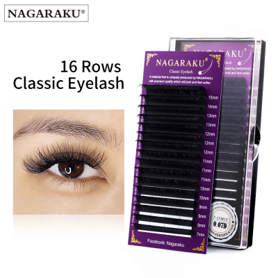 Extensiones de pestañas individuales clásicas NAGARAKU1