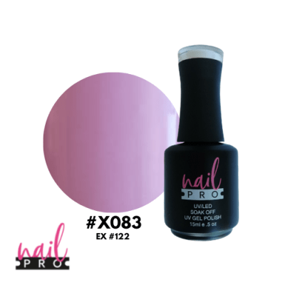 Esmalte Permanente X083 (ex122) Lila Rosa claro1