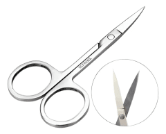 TIJERAS PARA CEJAS DE ACERO INOXIDABLE