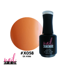 Esmalte Permanente 8 ml X058 (ex086) Naranjo Pastel