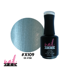 Esmalte Permanente X109 (ex158) Celeste perlado