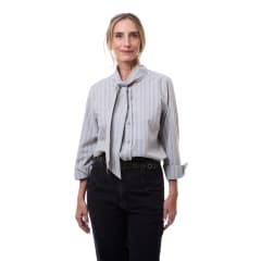 Blusa Niebla gris y beige